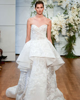 Monique Lhuillier Ruffle Wedding Dress